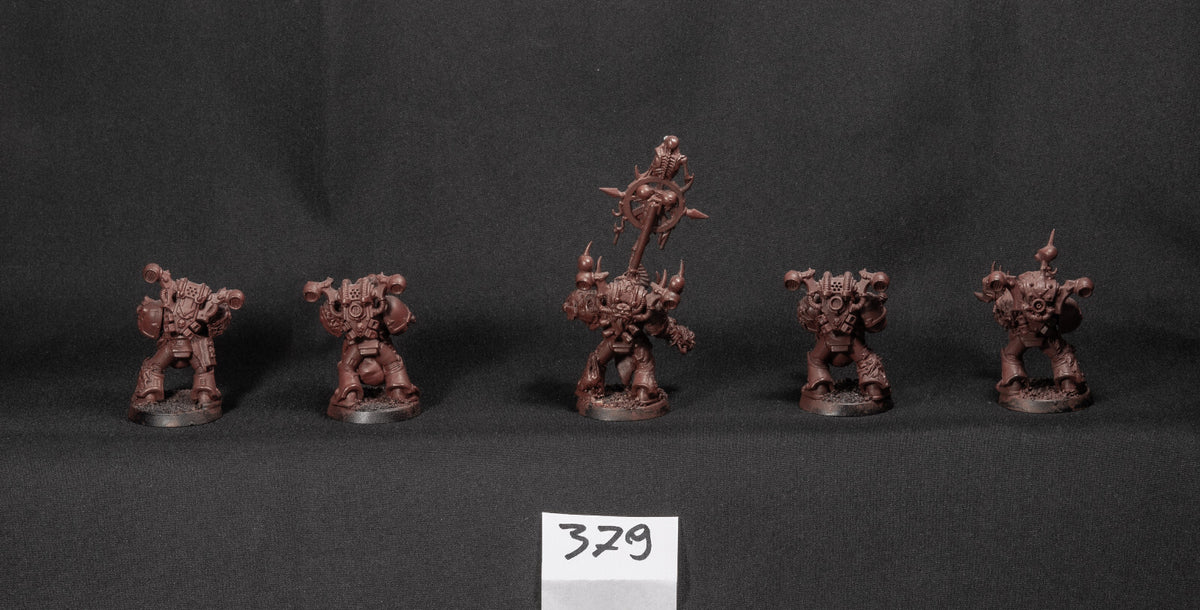 (5) Plague Marines Death Guard Chaos Space Marines Warhammer 40k -1004-