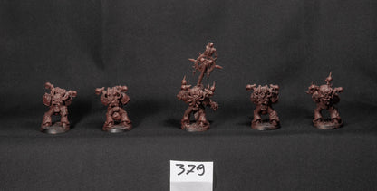(5) Plague Marines Death Guard Chaos Space Marines Warhammer 40k -1004-
