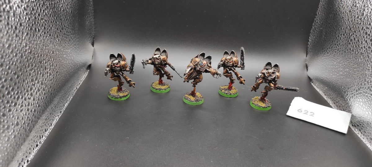 (5) Chaos Raptors METAL Chaos Space Marines Warhammer 40k -1294-