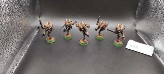 (5) Chaos Raptors METAL Chaos Space Marines Warhammer 40k -1294-