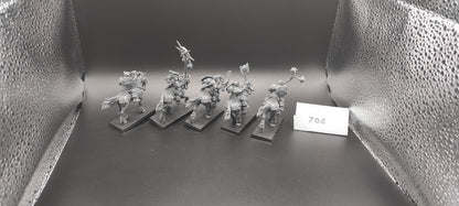 (5) Marauder Horsemen Warriors of Chaos Warhammer Fantasy Miniatures -2057-