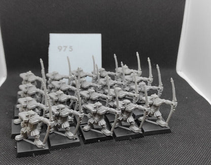 (20) OOP Plastic Orcs Archers Orcs & Goblins Warhammer Fantasy Miniatures -1561-