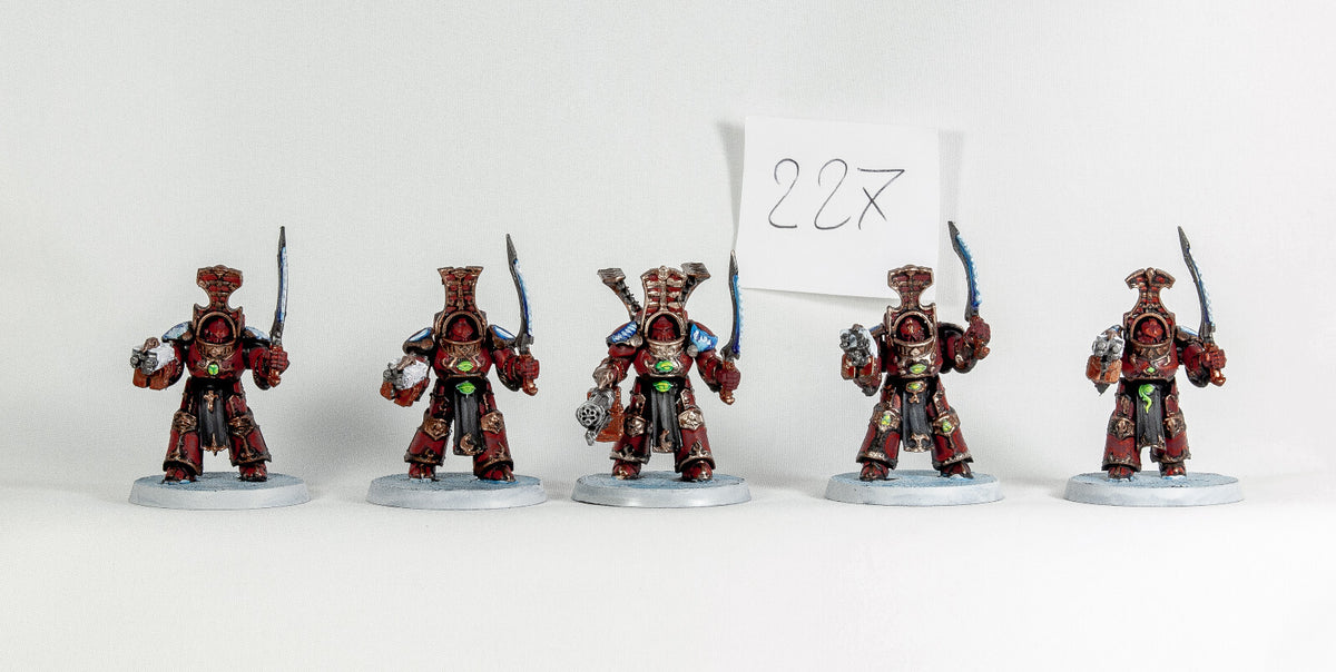 (5) Scarab Occult Terminators Thousand Sons Chaos Space Marines Warhammer 40k -1915-