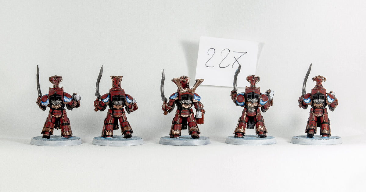 (5) Scarab Occult Terminators Thousand Sons Chaos Space Marines Warhammer 40k -1915-