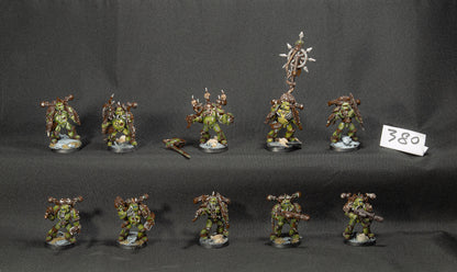 (10) Plague Marines Death Guard Chaos Space Marines Warhammer 40k -1255-