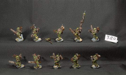(10) Plague Marines Death Guard Chaos Space Marines Warhammer 40k -1255-