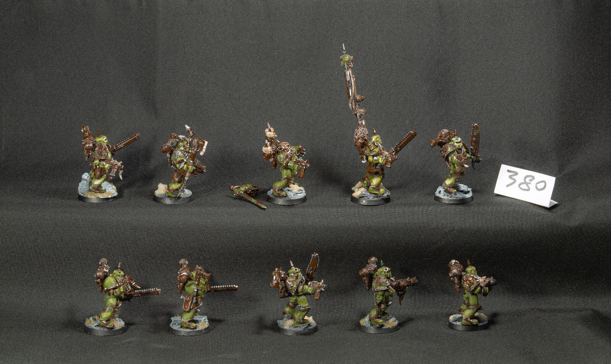 (10) Plague Marines Death Guard Chaos Space Marines Warhammer 40k -1255-