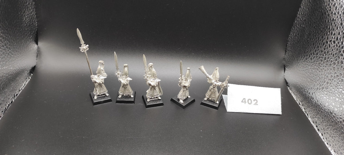 (5) Swordmasters of Hoeth METAL High Elves Warhammer Fantasy Miniatures -2285-