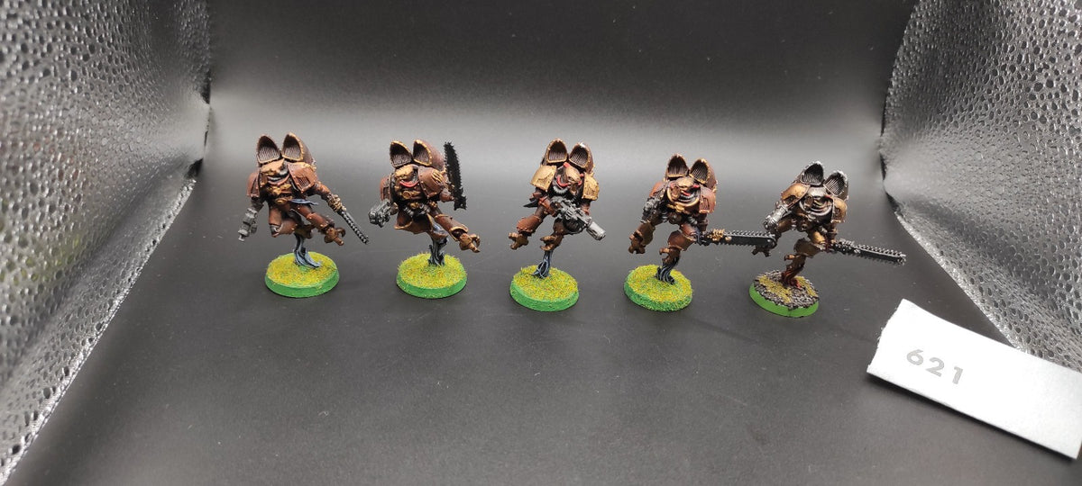(5) Chaos Raptors METAL Chaos Space Marines Warhammer 40k -1295-