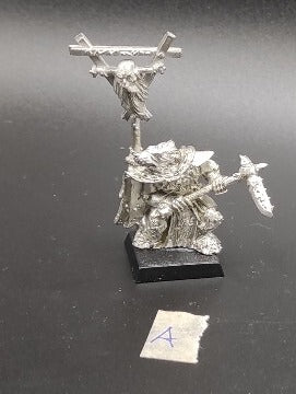 (1) Skaven Warlord Chieftain METAL Warhammer Fantasy Miniatures -1006-