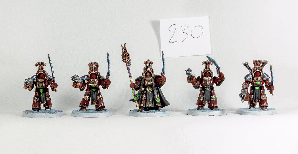 (5) Scarab Occult Terminators Thousand Sons Chaos Space Marines Warhammer 40k -1916-