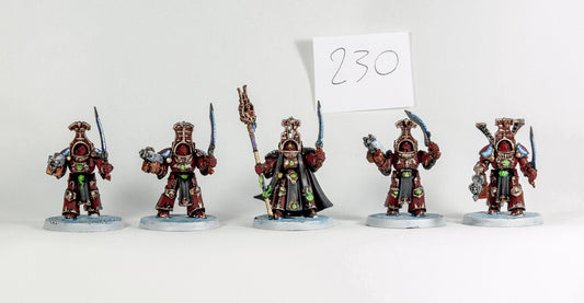(5) Scarab Occult Terminators Thousand Sons Chaos Space Marines Warhammer 40k -1916-