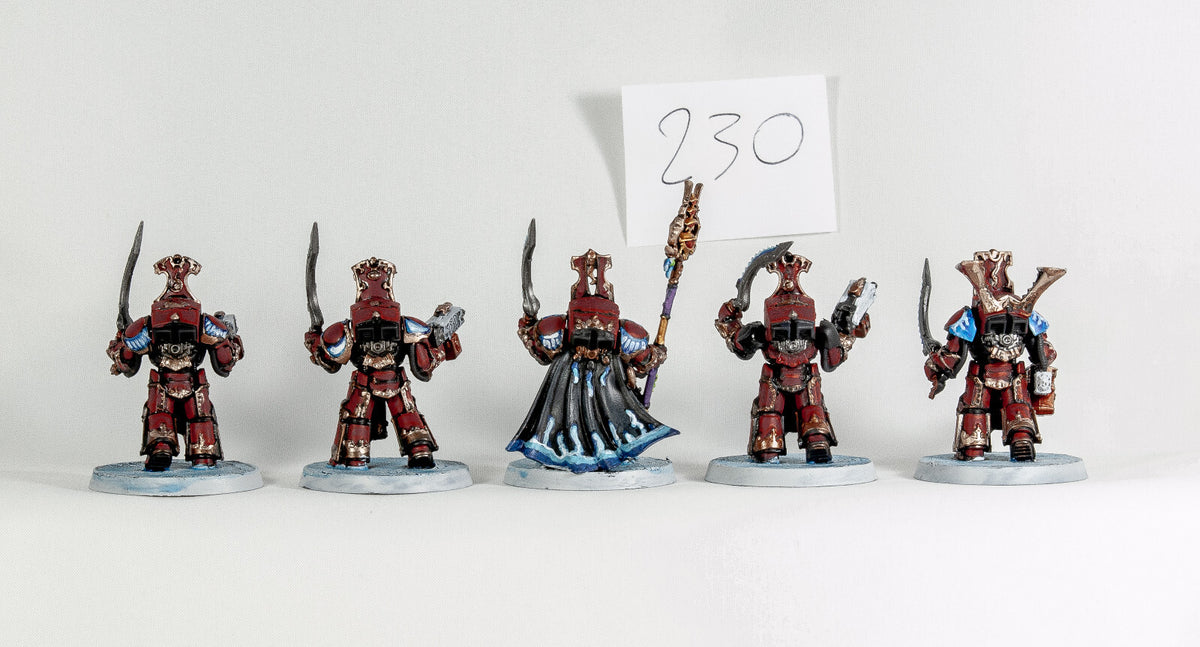 (5) Scarab Occult Terminators Thousand Sons Chaos Space Marines Warhammer 40k -1916-