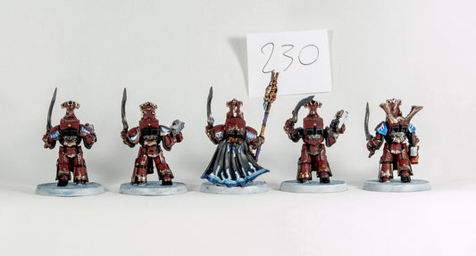 (5) Scarab Occult Terminators Thousand Sons Chaos Space Marines Warhammer 40k -1916-