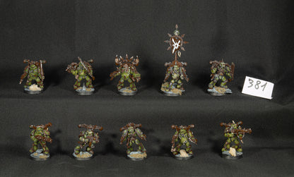 (10) Plague Marines Death Guard Chaos Space Marines Warhammer 40k -1256-