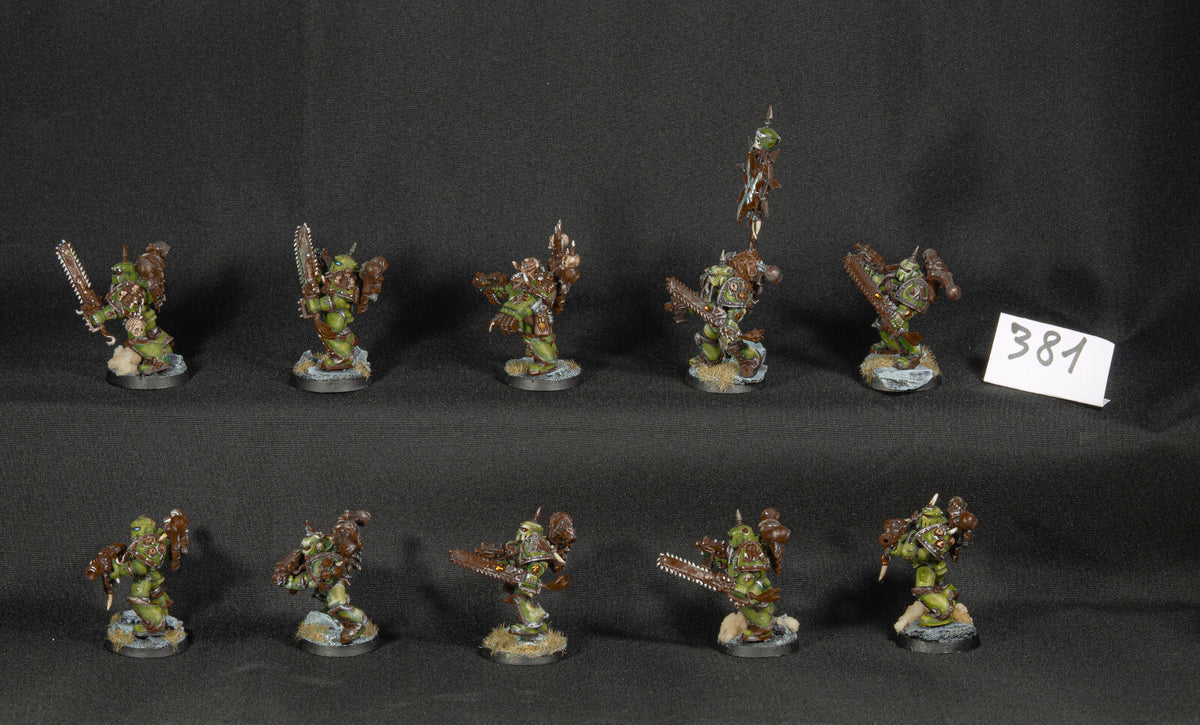 (10) Plague Marines Death Guard Chaos Space Marines Warhammer 40k -1256-
