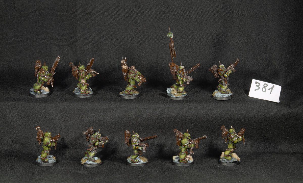 (10) Plague Marines Death Guard Chaos Space Marines Warhammer 40k -1256-