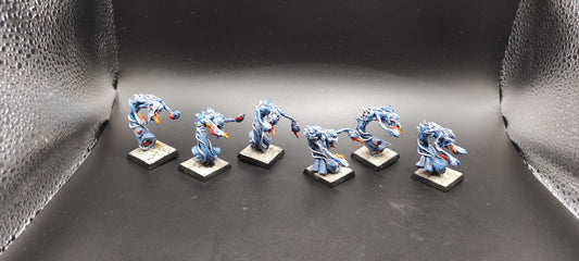 (6) Flamers of Tzeentch Daemons of Chaos Warhammer Fantasy Miniatures -2482-