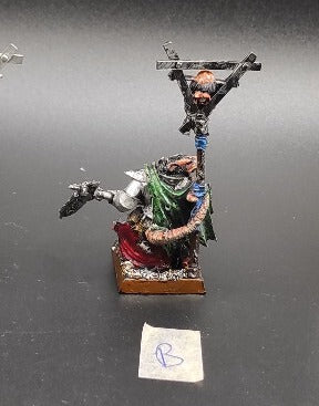 (1) Skaven Warlord Chieftain METAL Warhammer Fantasy Miniatures -1347-