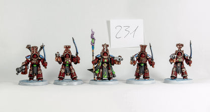 (5) Scarab Occult Terminators Thousand Sons Chaos Space Marines Warhammer 40k -1917-