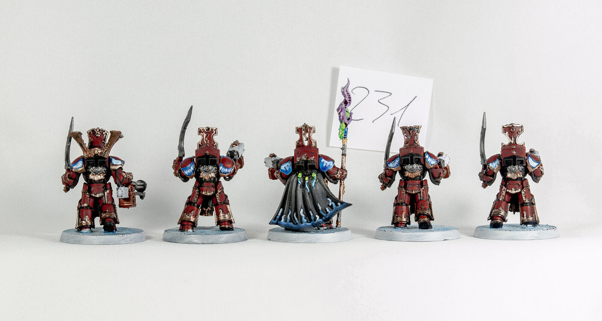 (5) Scarab Occult Terminators Thousand Sons Chaos Space Marines Warhammer 40k -1917-