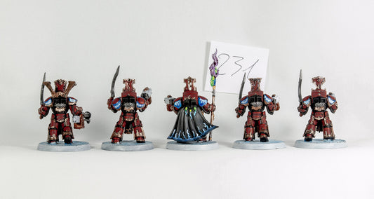 (5) Scarab Occult Terminators Thousand Sons Chaos Space Marines Warhammer 40k -1917-