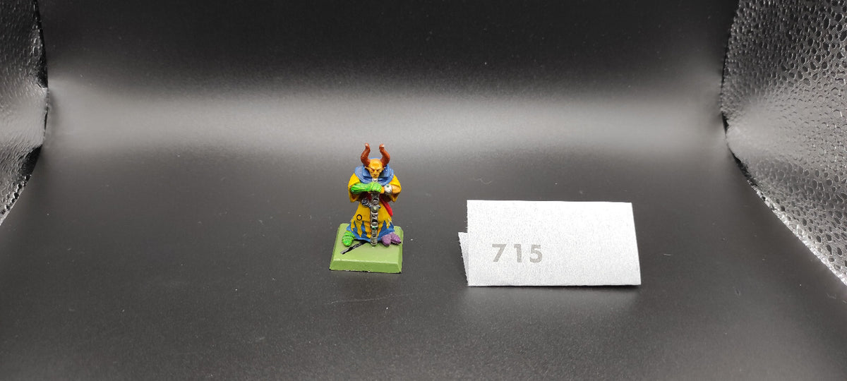 (1) Chaos Sorcerer Classic Warriors of Chaos Warhammer Fantasy Miniatures -1534-