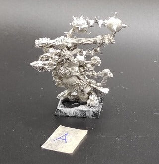 (1) Plague Priest Lord METAL Skaven Warhammer Fantasy Miniatures -1348-