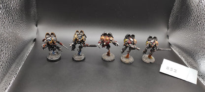 (5) Chaos Raptors METAL Chaos Space Marines Warhammer 40k -1297-