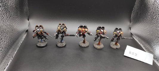 (5) Chaos Raptors METAL Chaos Space Marines Warhammer 40k -1297-