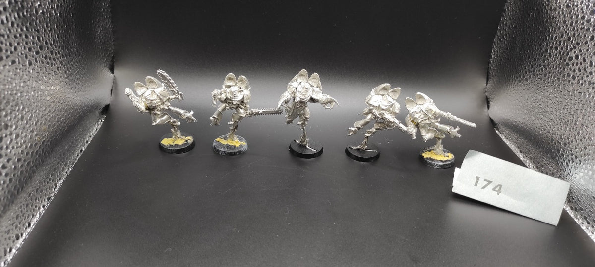 (5) Chaos Raptors METAL Chaos Space Marines Warhammer 40k -1298-