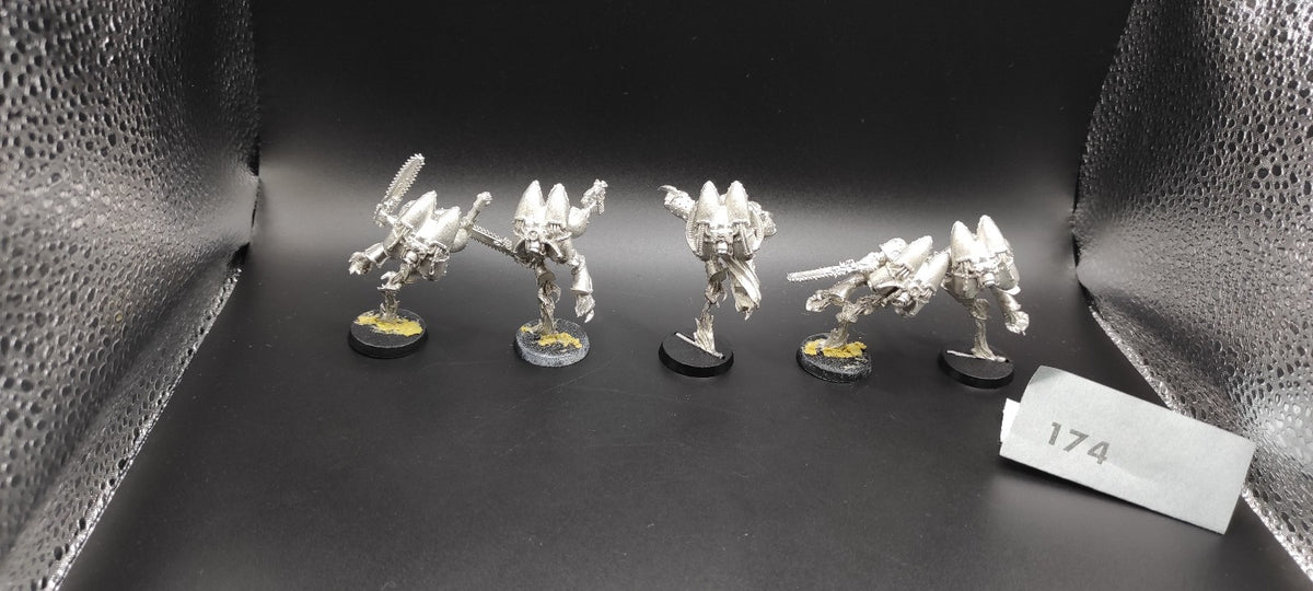 (5) Chaos Raptors METAL Chaos Space Marines Warhammer 40k -1298-