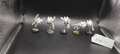 (5) Chaos Raptors METAL Chaos Space Marines Warhammer 40k -1298-