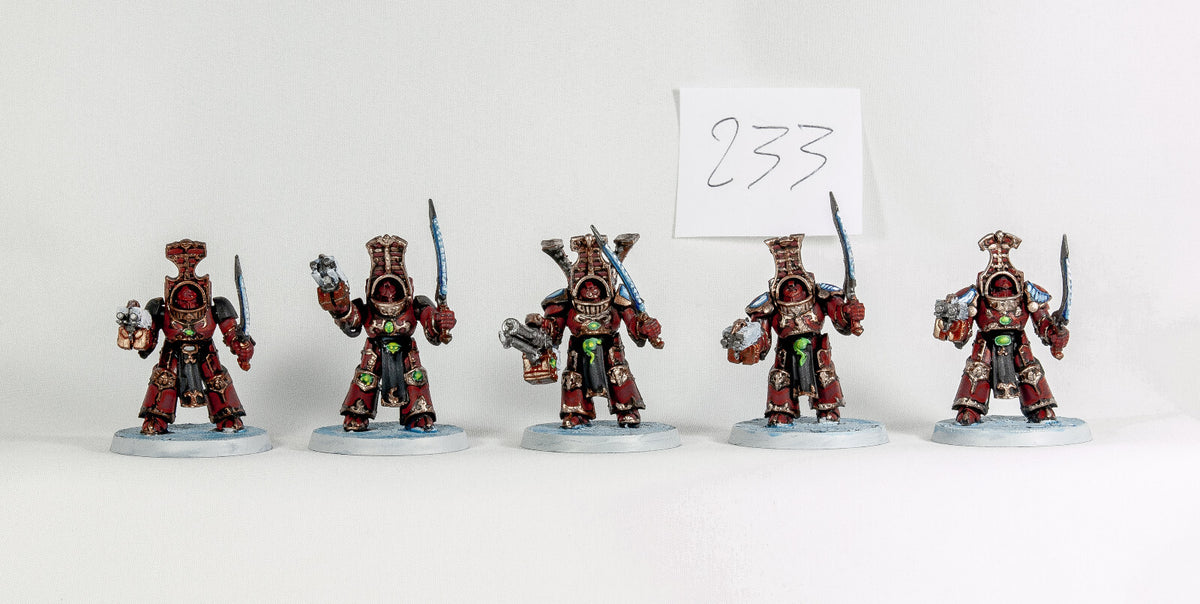 (5) Scarab Occult Terminators Thousand Sons Chaos Space Marines Warhammer 40k -1918-