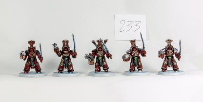 (5) Scarab Occult Terminators Thousand Sons Chaos Space Marines Warhammer 40k -1918-
