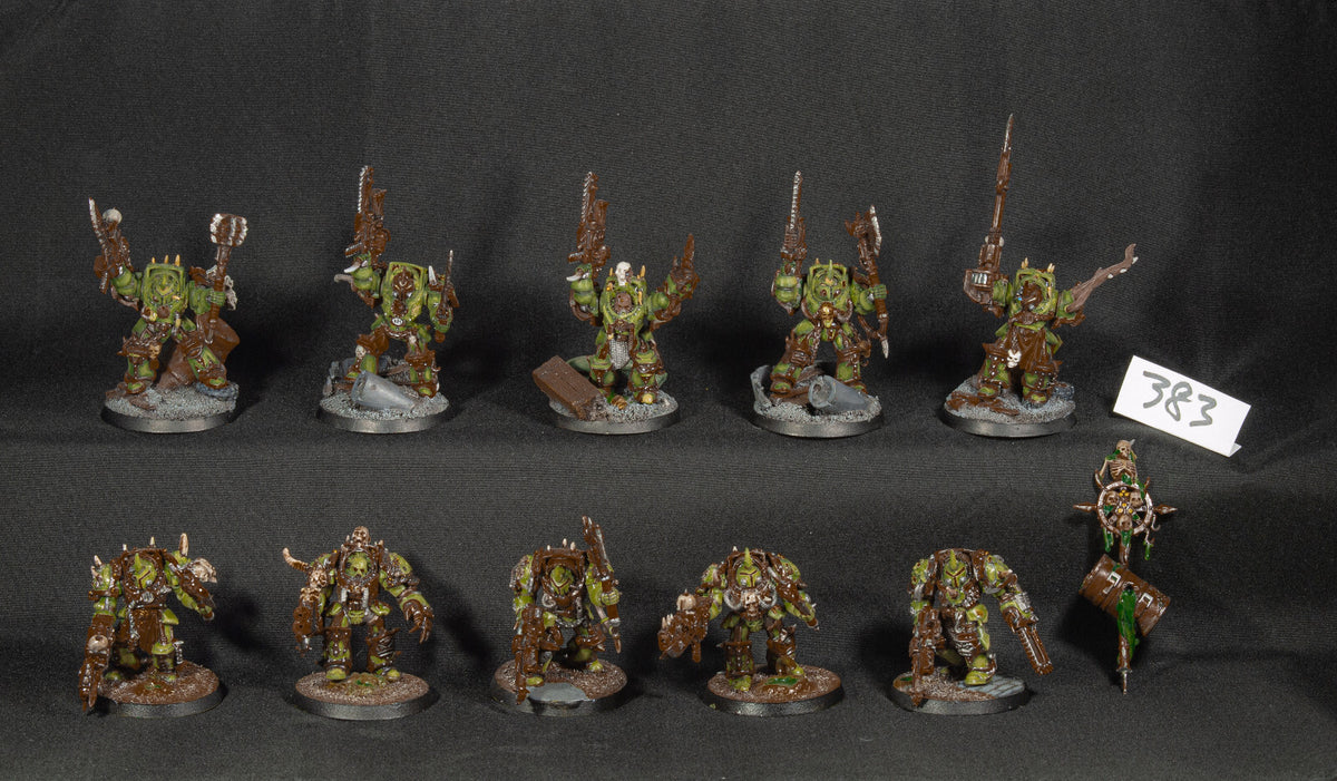 (10) Blightlord Terminators Death Guard Chaos Space Marines Warhammer 40k -1258-
