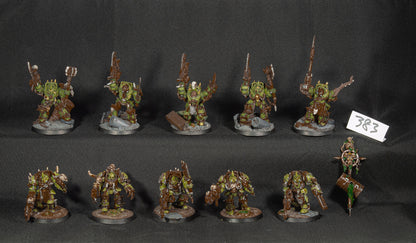 (10) Blightlord Terminators Death Guard Chaos Space Marines Warhammer 40k -1258-