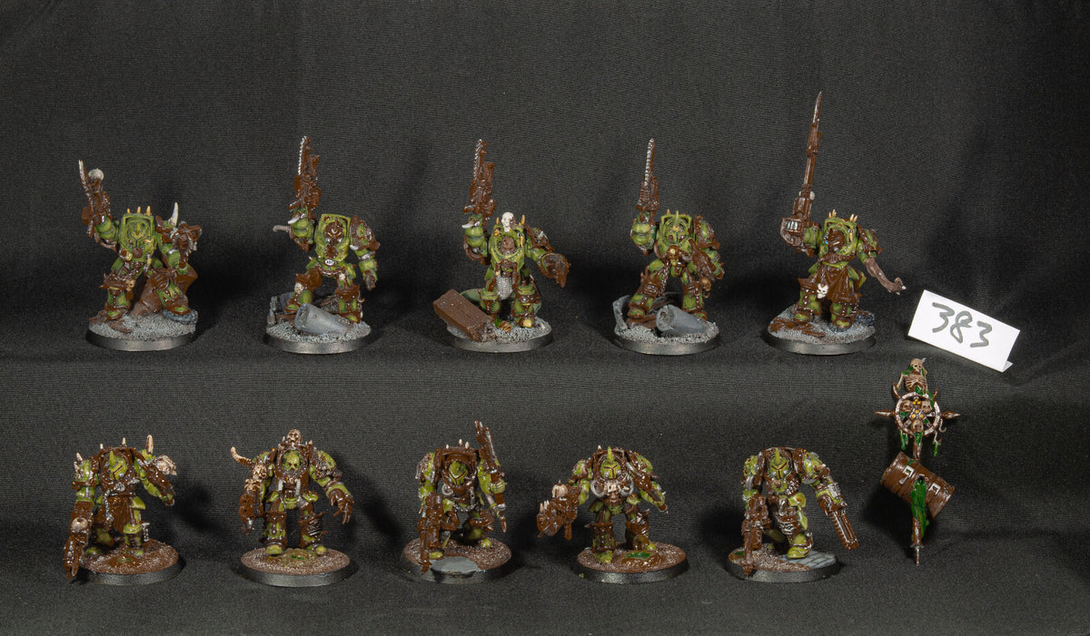 (10) Blightlord Terminators Death Guard Chaos Space Marines Warhammer 40k -1258-