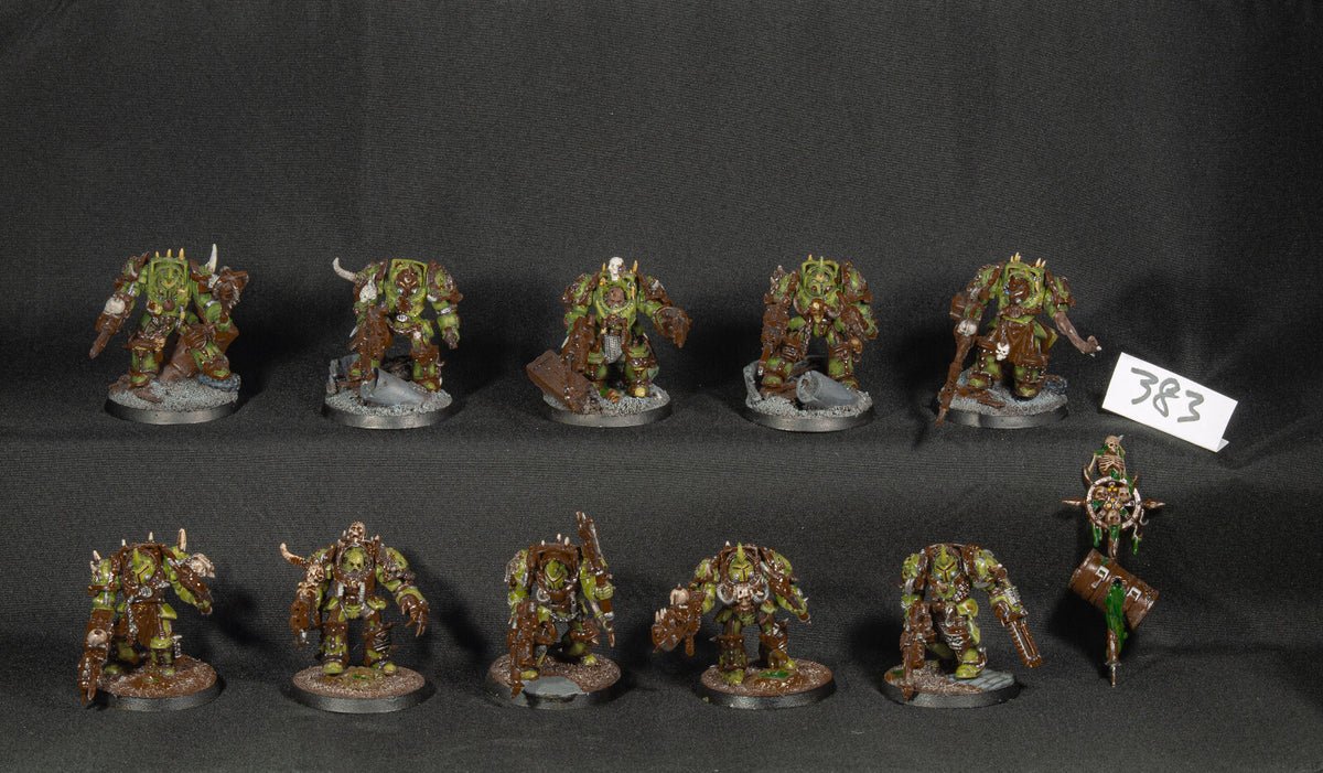 (10) Blightlord Terminators Death Guard Chaos Space Marines Warhammer 40k -1258-