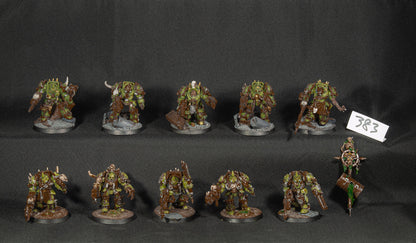 (10) Blightlord Terminators Death Guard Chaos Space Marines Warhammer 40k -1258-