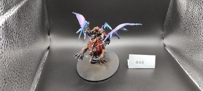 (1) Chaos Lord Champion on Manticore Warriors of Chaos Warhammer Fantasy Miniatures -2436-