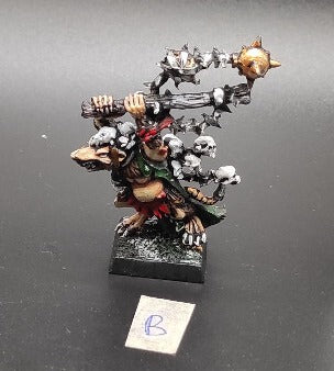 (1) Plague Priest Lord METAL Skaven Warhammer Fantasy Miniatures -1349-