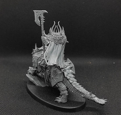 (1) Chaos Lord on Karkadrak Slaves to Darkness Warhammer Age of Sigmar Miniatures -1309-
