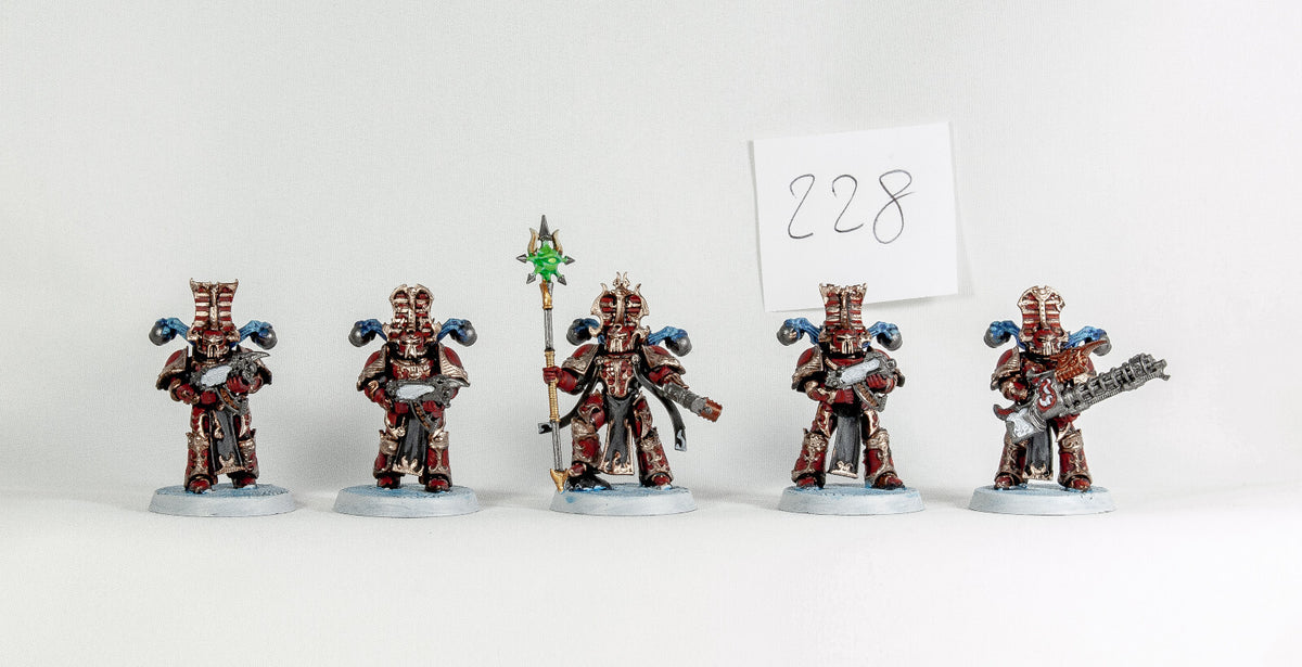 (5) Rubic Marines Thousand Sons Chaos Space Marines Warhammer 40k -1919-