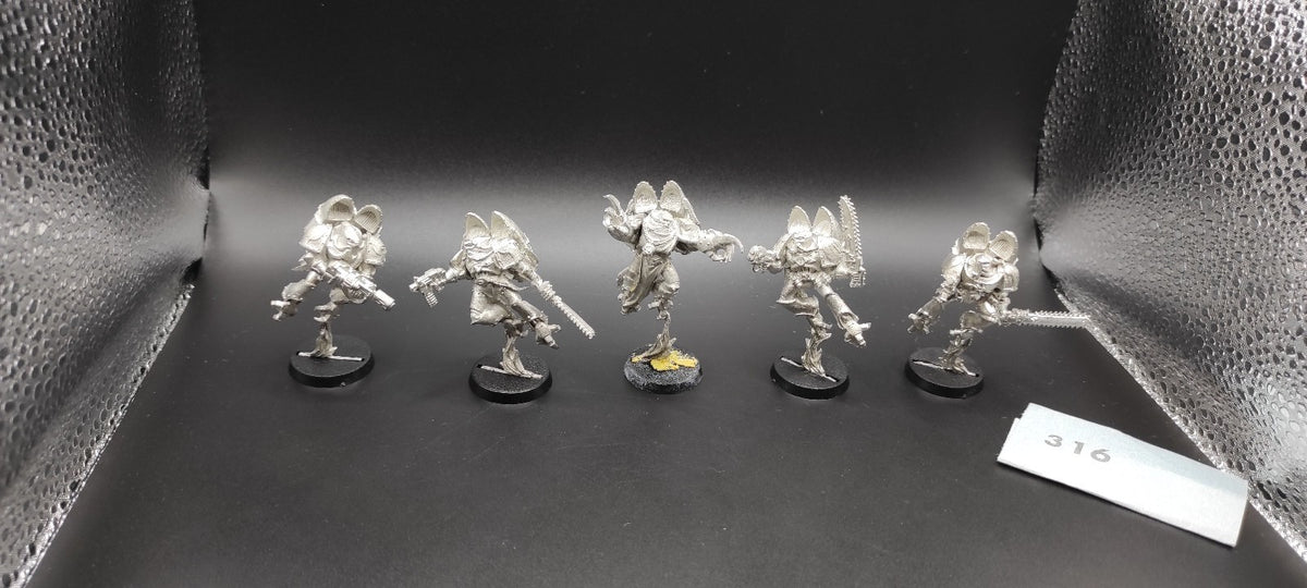 (5) Chaos Raptors METAL Chaos Space Marines Warhammer 40k -1299-