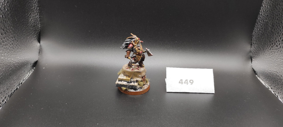 (1) Beastlord Finecast Beastmen Warhammer Fantasy Miniatures -2437-