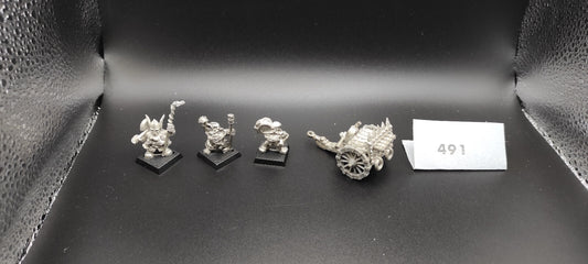 (1) Dwarf Organ Gun Cannon Warhammer Fantasy Miniatures -2370-