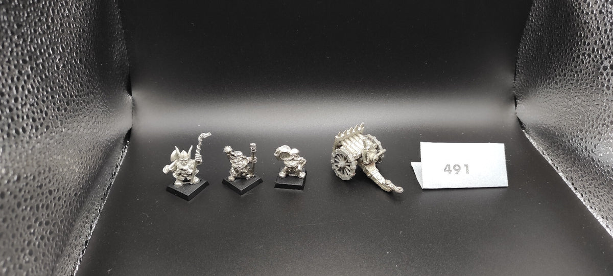 (1) Dwarf Organ Gun Cannon Warhammer Fantasy Miniatures -2370-