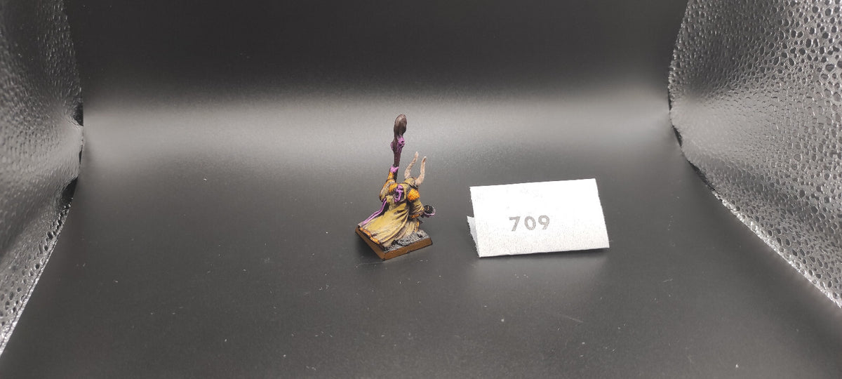 (1) Chaos Sorcerer METAL Warriors of Chaos Warhammer Fantasy Miniatures -2062-