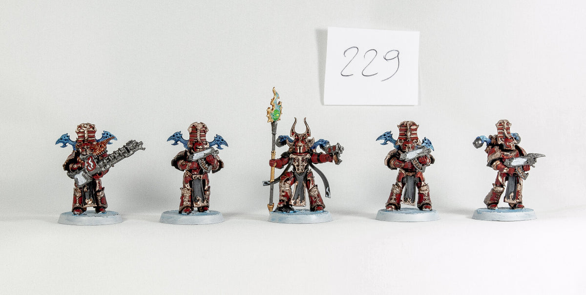 (5) Rubic Marines Thousand Sons Chaos Space Marines Warhammer 40k -1920-